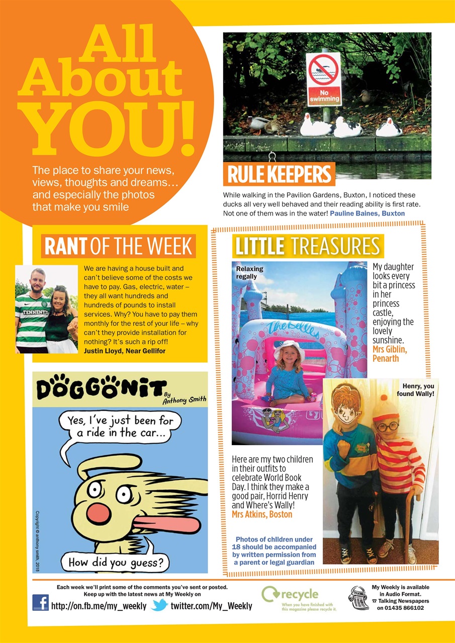 My Weekly Preview Pages