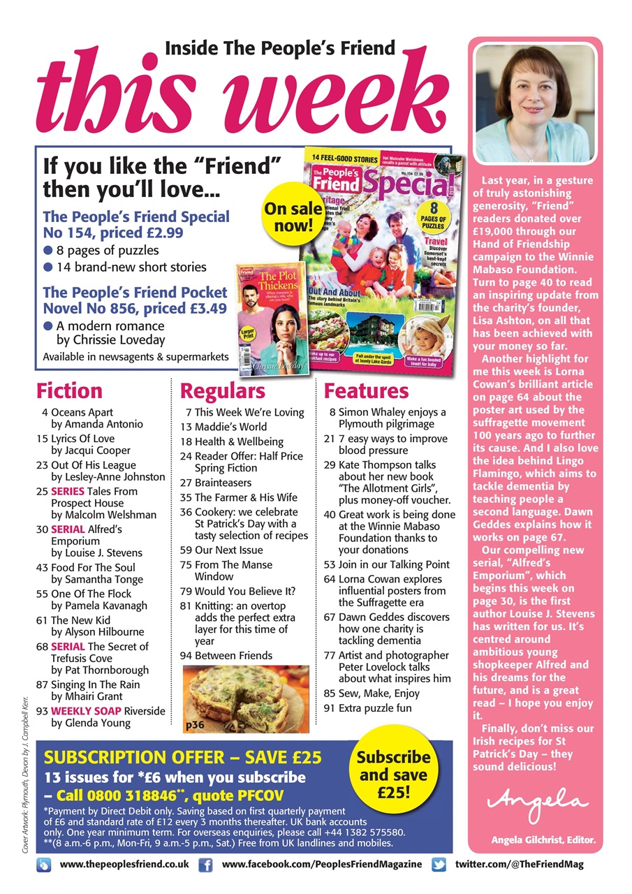 The People’s Friend Preview Pages