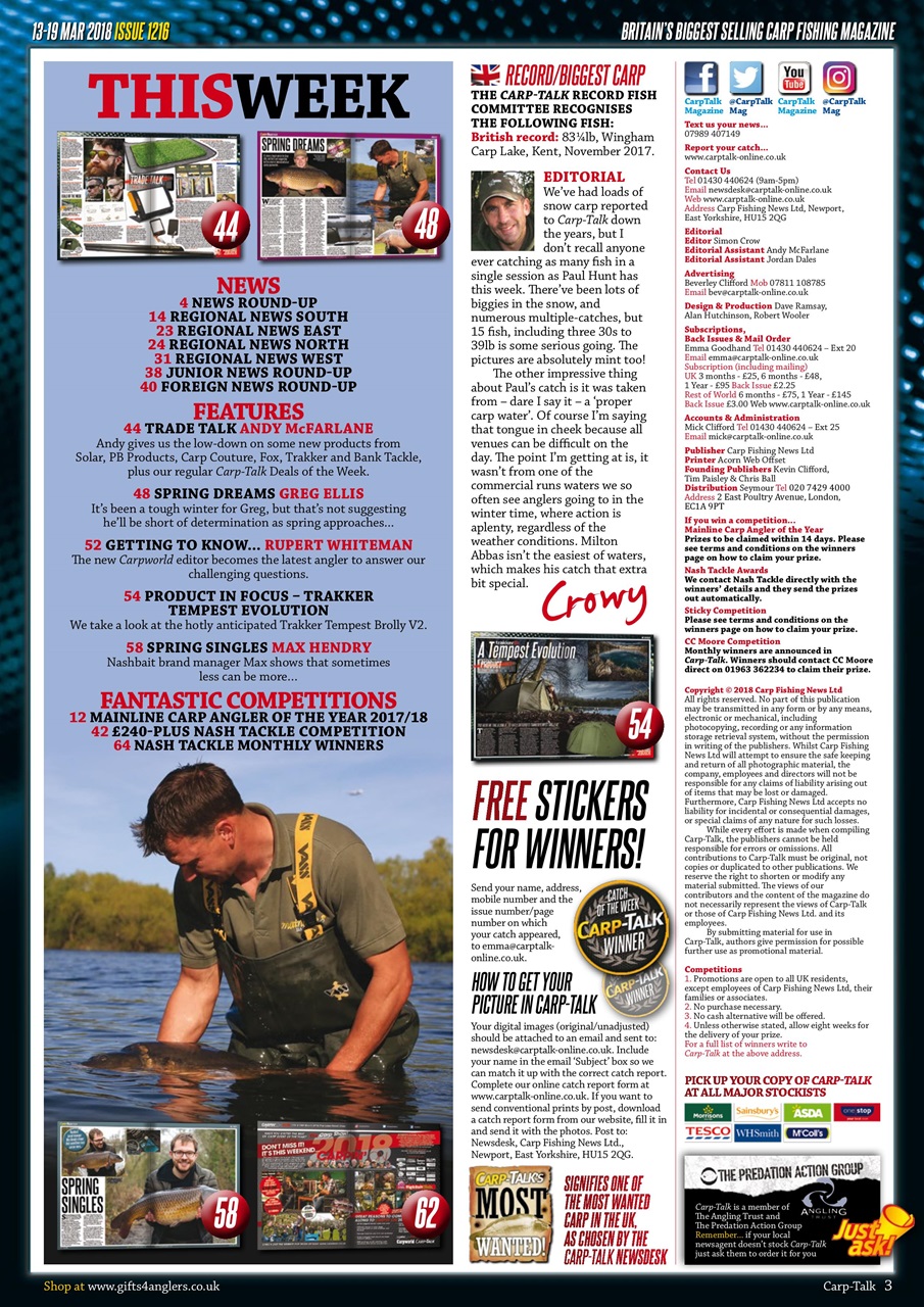 Carp-Talk Preview Pages