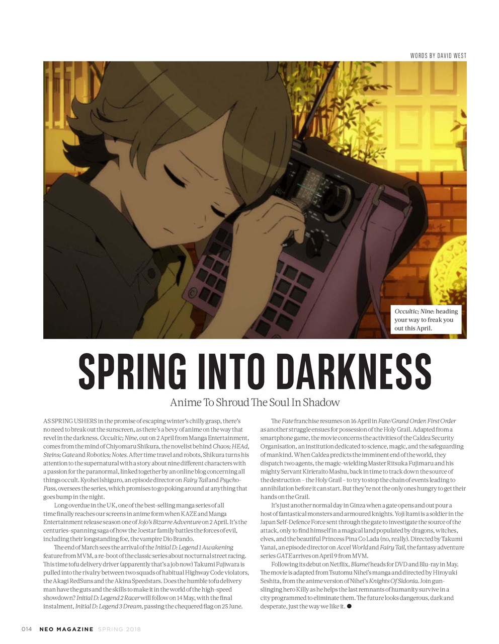 NEO Magazine Preview Pages