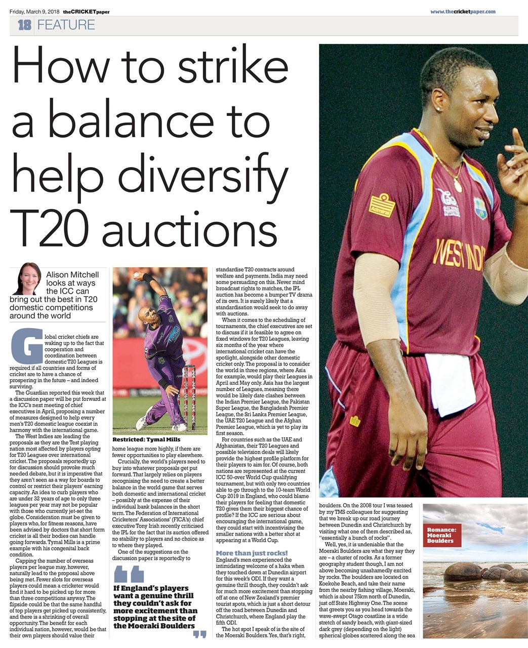 The Cricket Paper Preview Pages