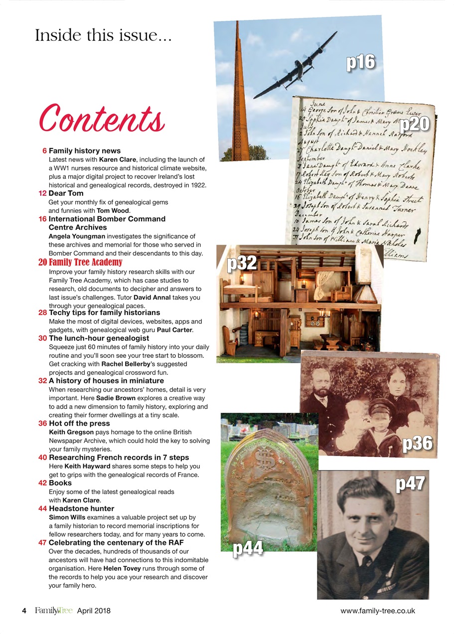 Family Tree Preview Pages