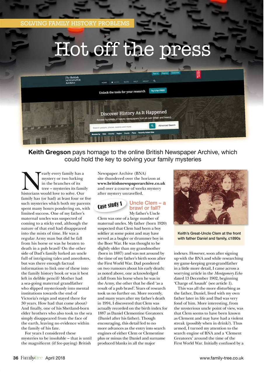 Family Tree Preview Pages