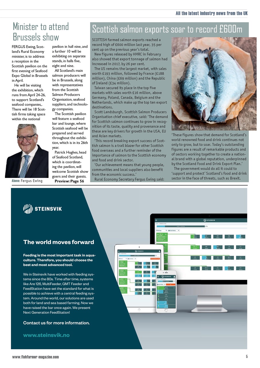Fish Farmer Magazine Preview Pages