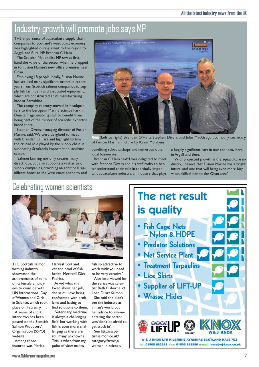 Fish Farmer Magazine Preview Pages