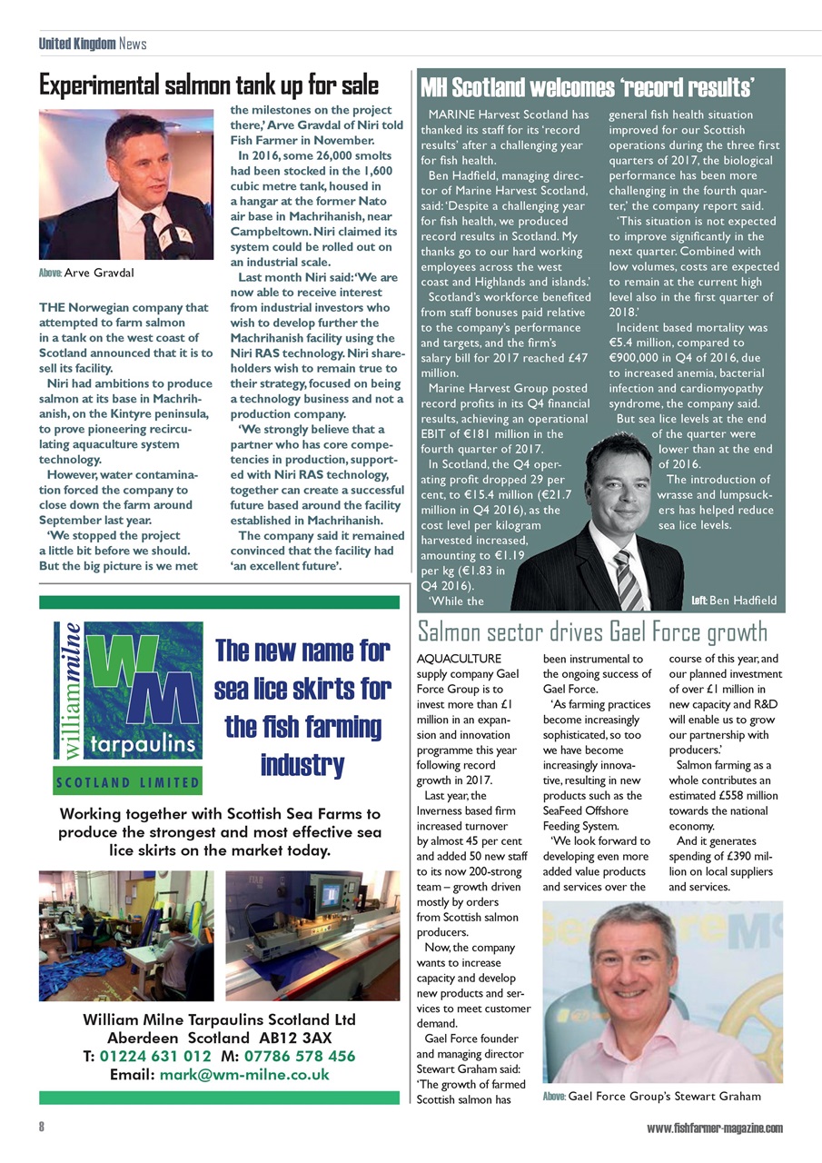 Fish Farmer Magazine Preview Pages