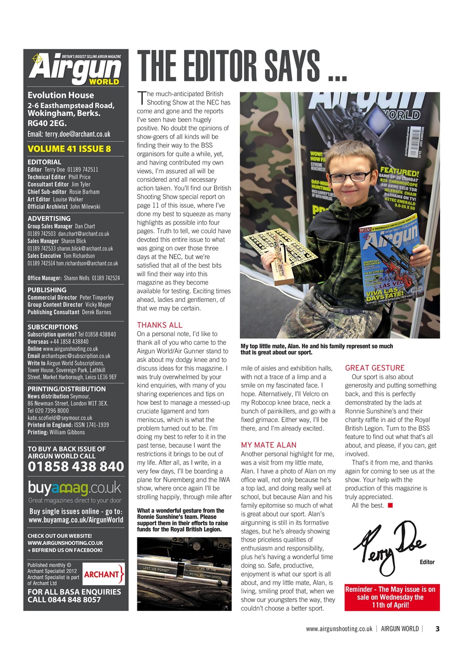 Airgun World Preview Pages