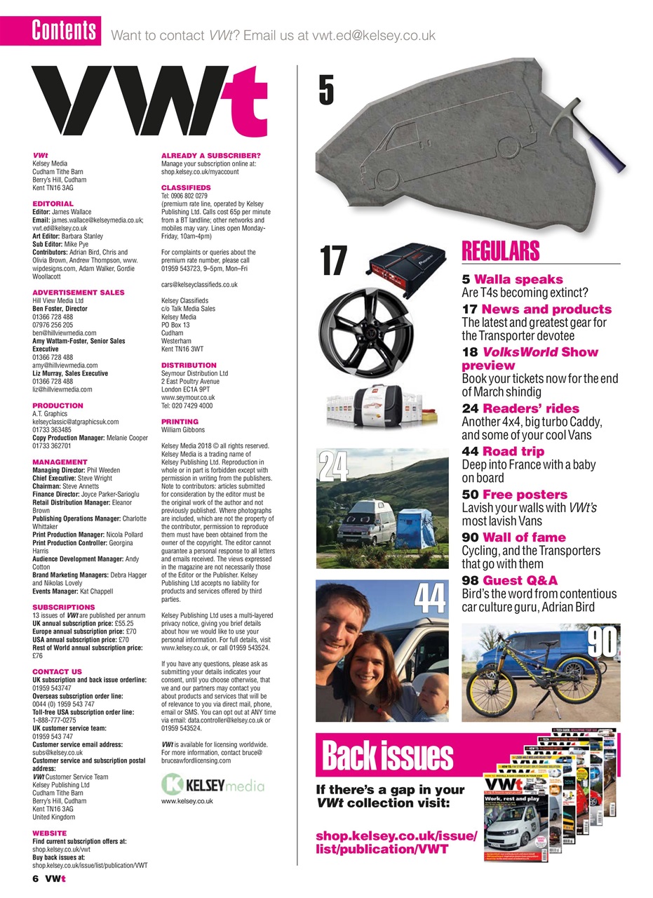 VWt Magazine Preview Pages