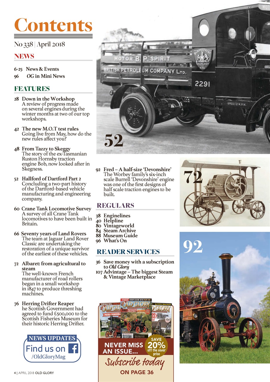 Old Glory Magazine Preview Pages