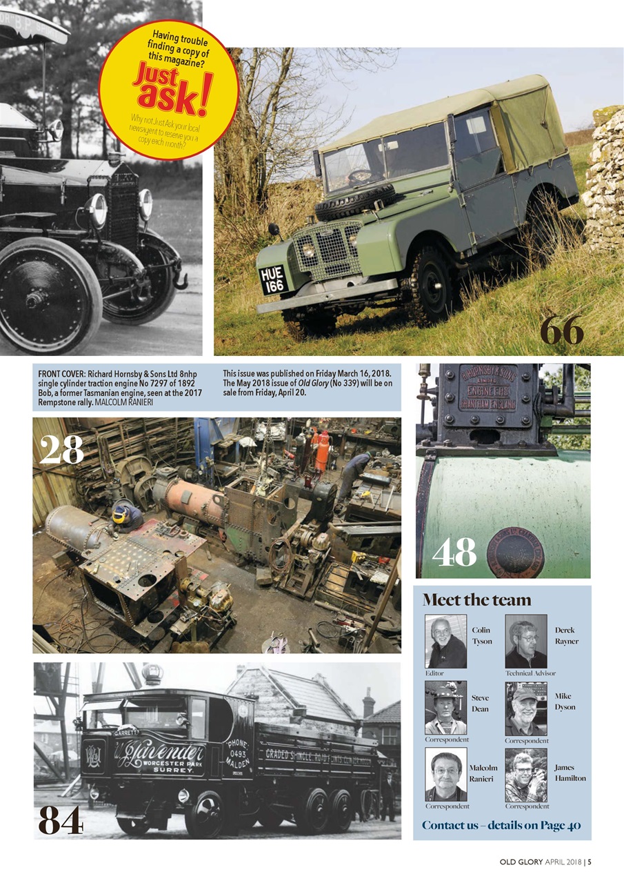 Old Glory Magazine Preview Pages