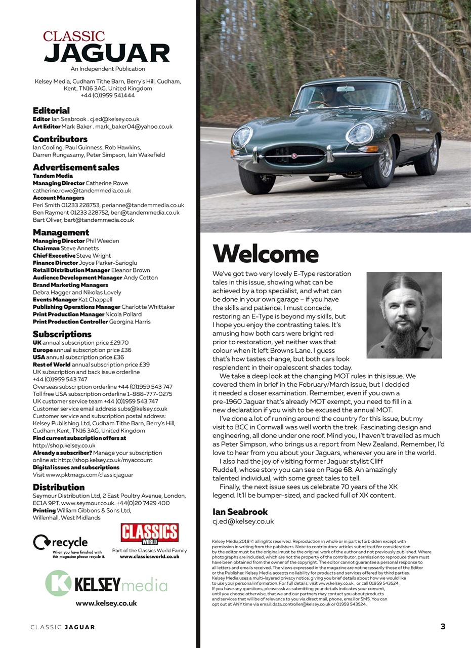 Classic Jaguar Preview Pages