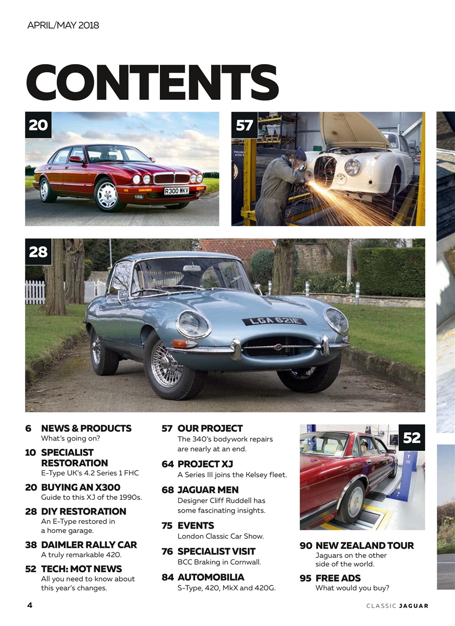 Classic Jaguar Preview Pages