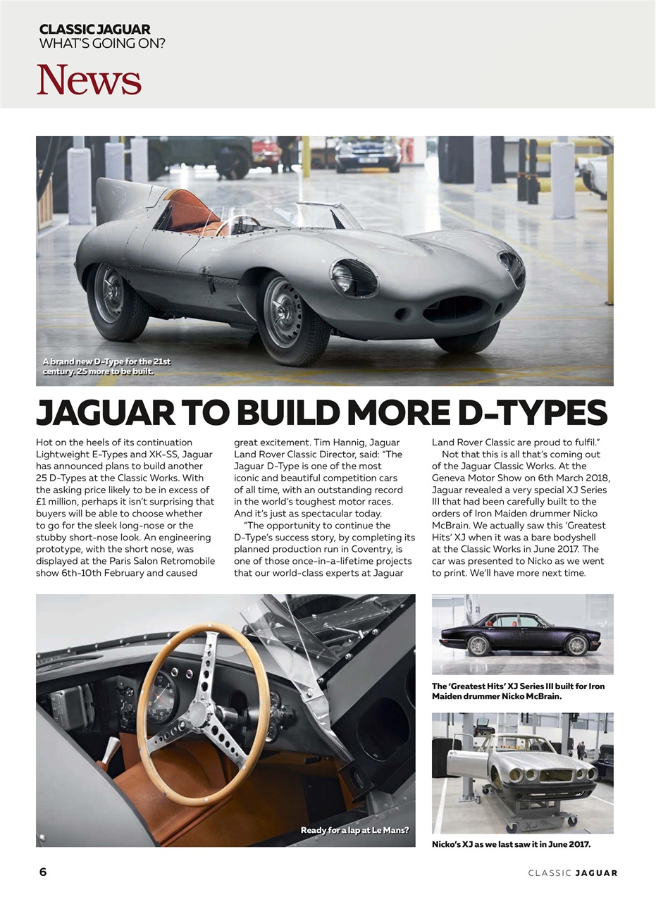 Classic Jaguar Preview Pages