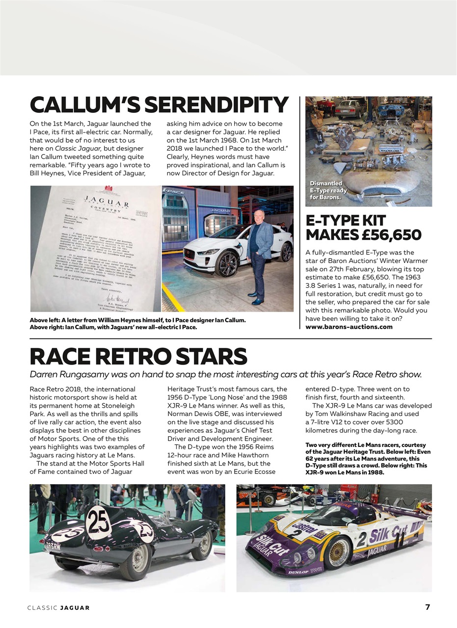 Classic Jaguar Preview Pages