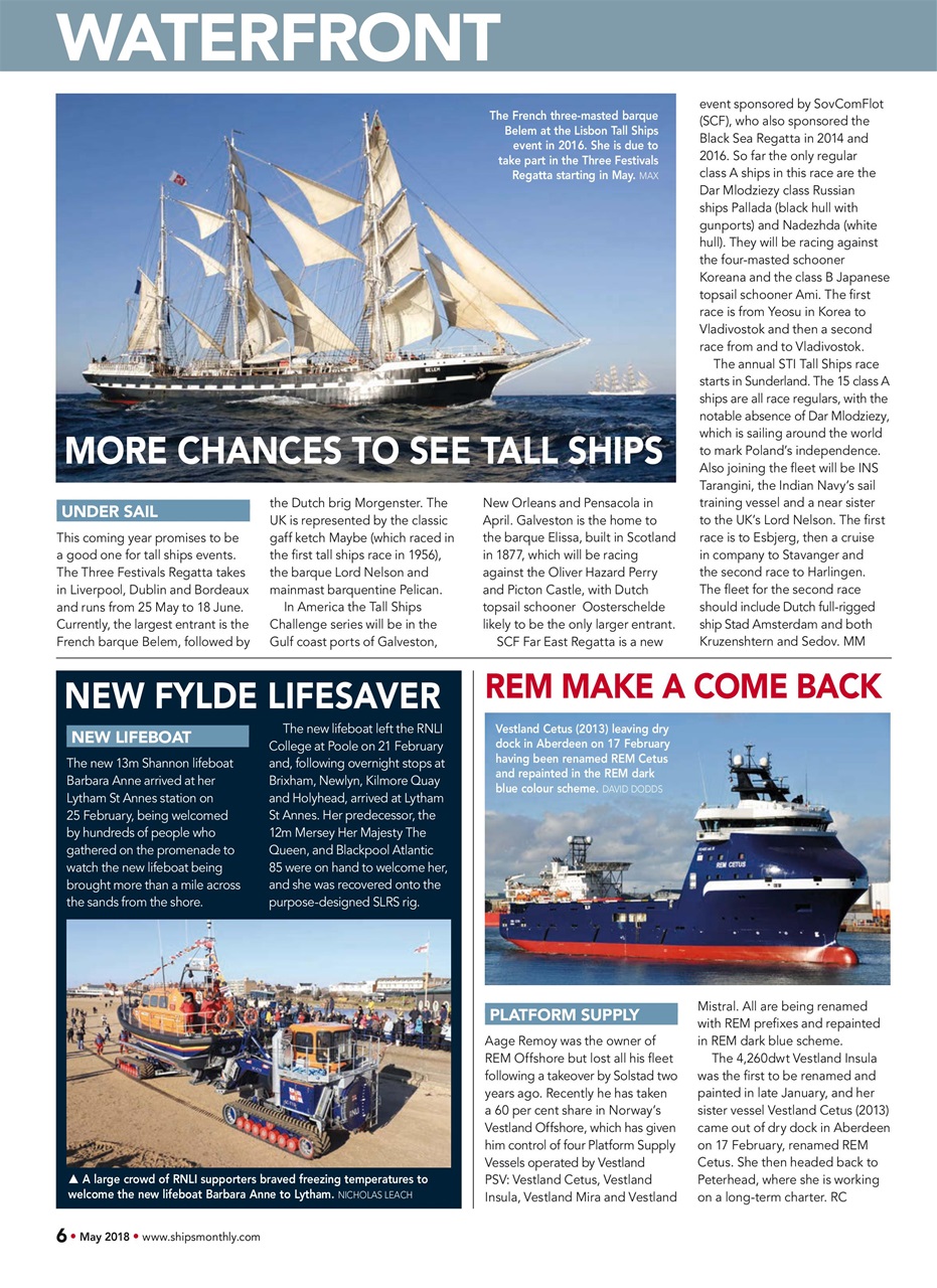 Ships Monthly Preview Pages