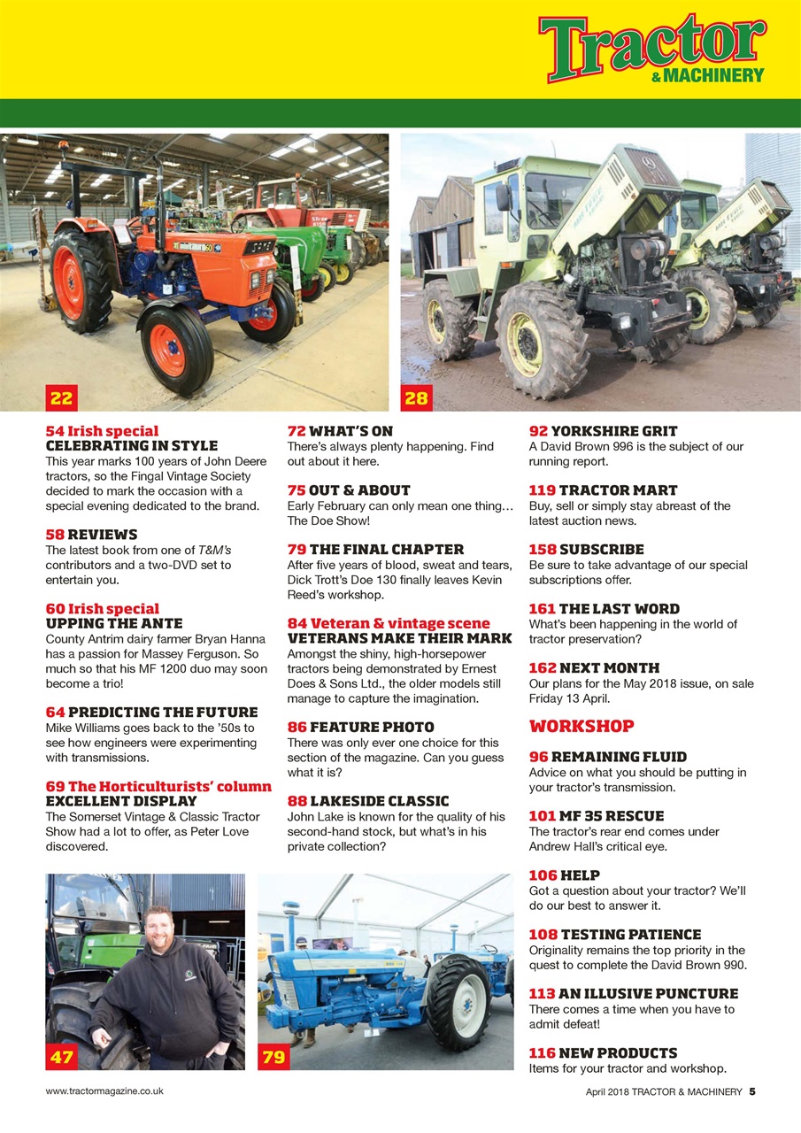 Tractor & Machinery Preview Pages