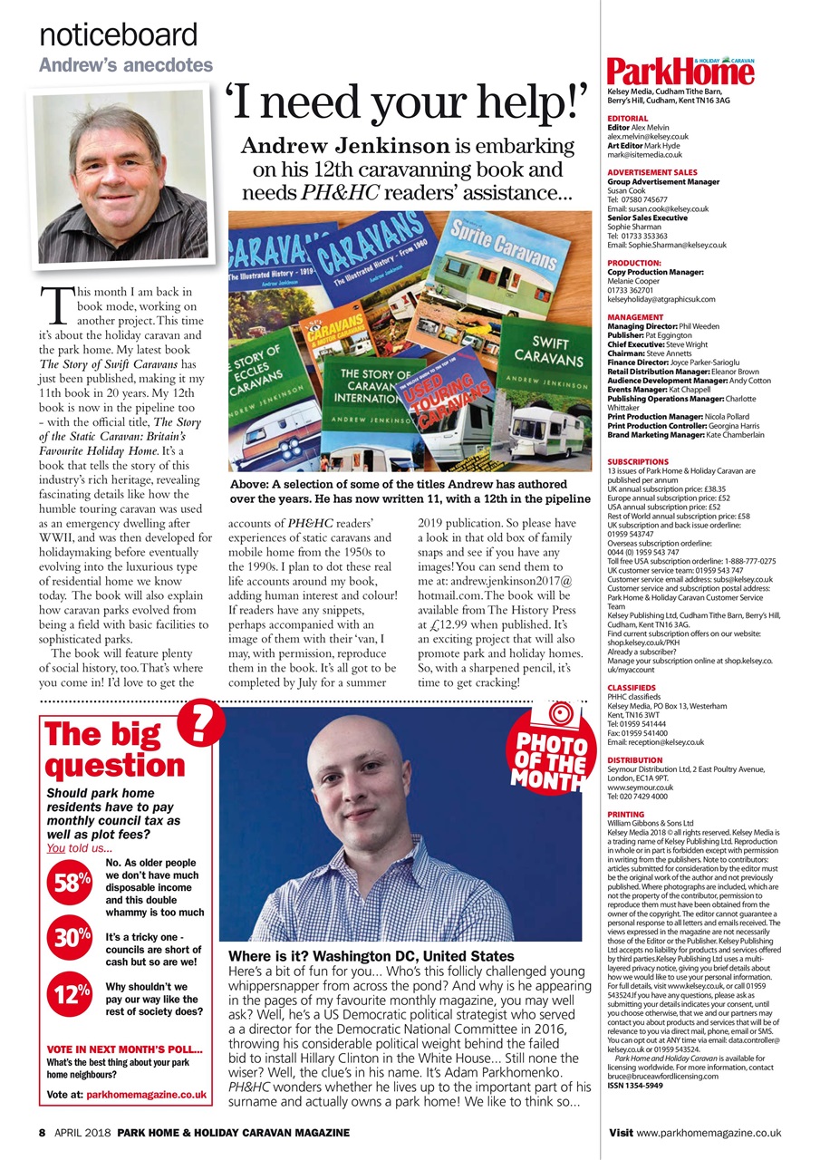 Park Home & Holiday Living Preview Pages