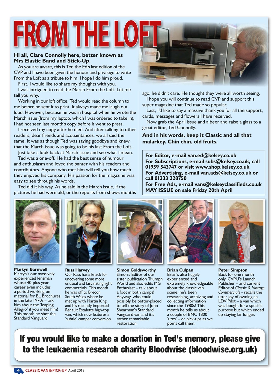 Classic Van & Pick-up Preview Pages