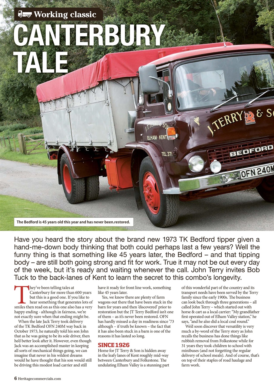 Heritage Commercials Magazine Preview Pages