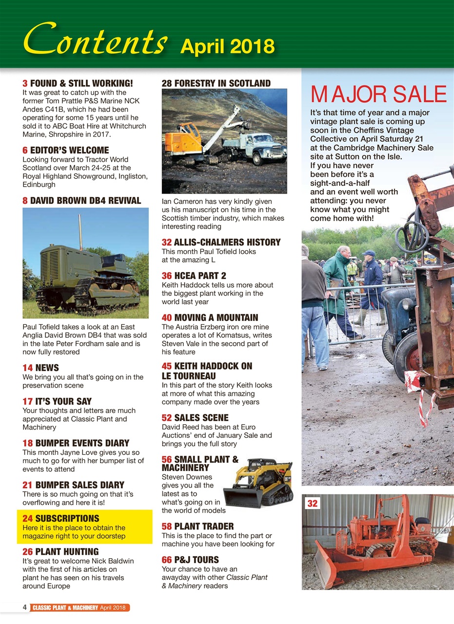 Classic Plant & Machinery Preview Pages