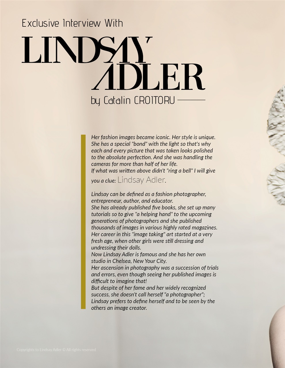 Lens Magazine Preview Pages