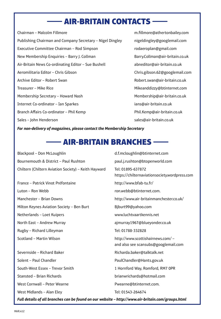 Air Britain News Preview Pages