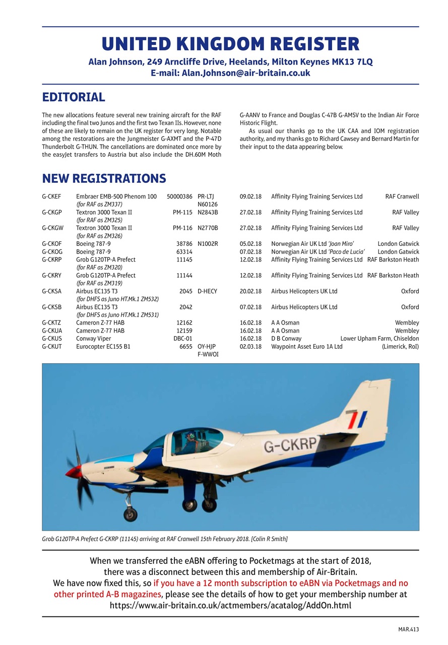 Air Britain News Preview Pages