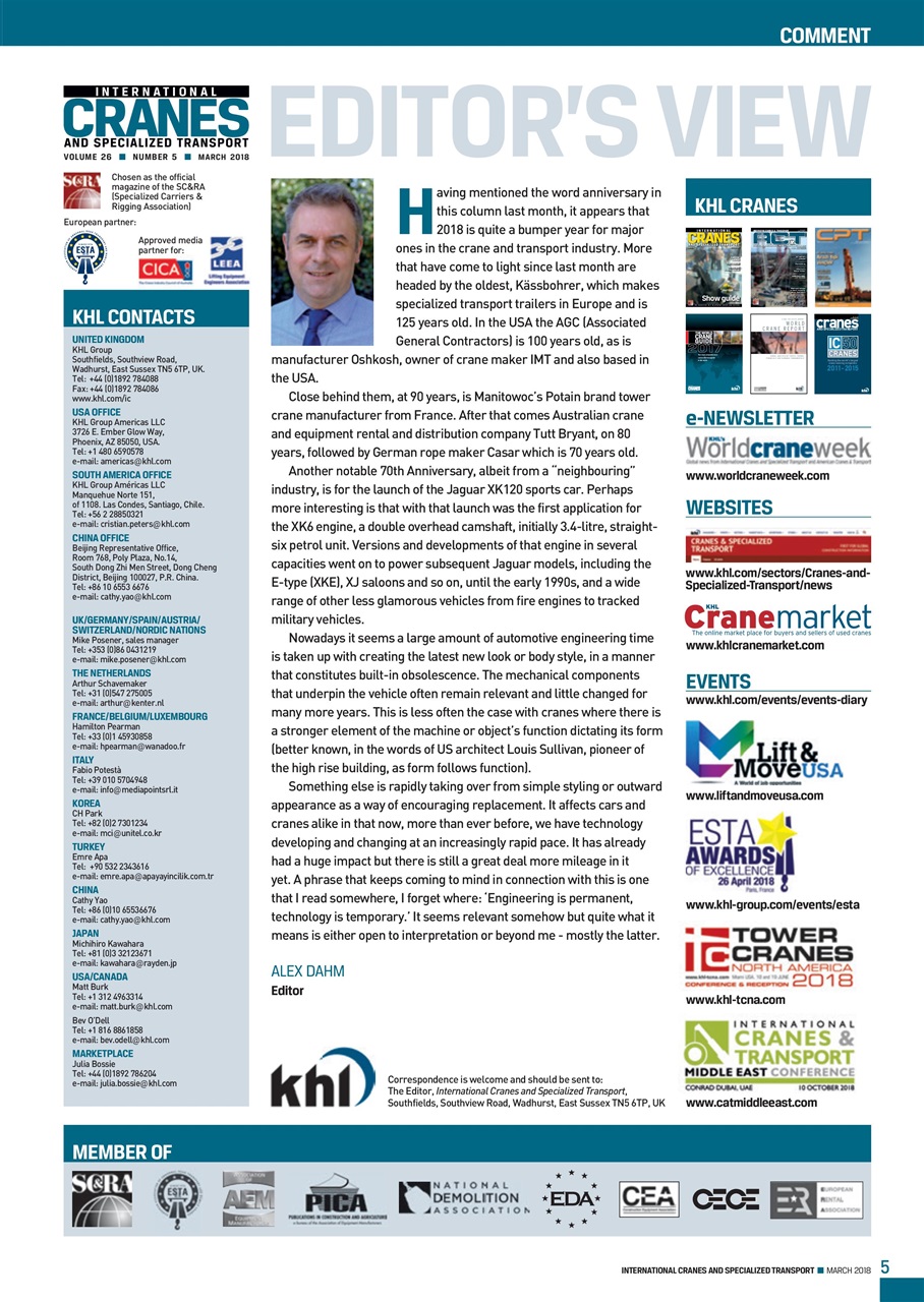 Int. Cranes and Specialized Transp Preview Pages