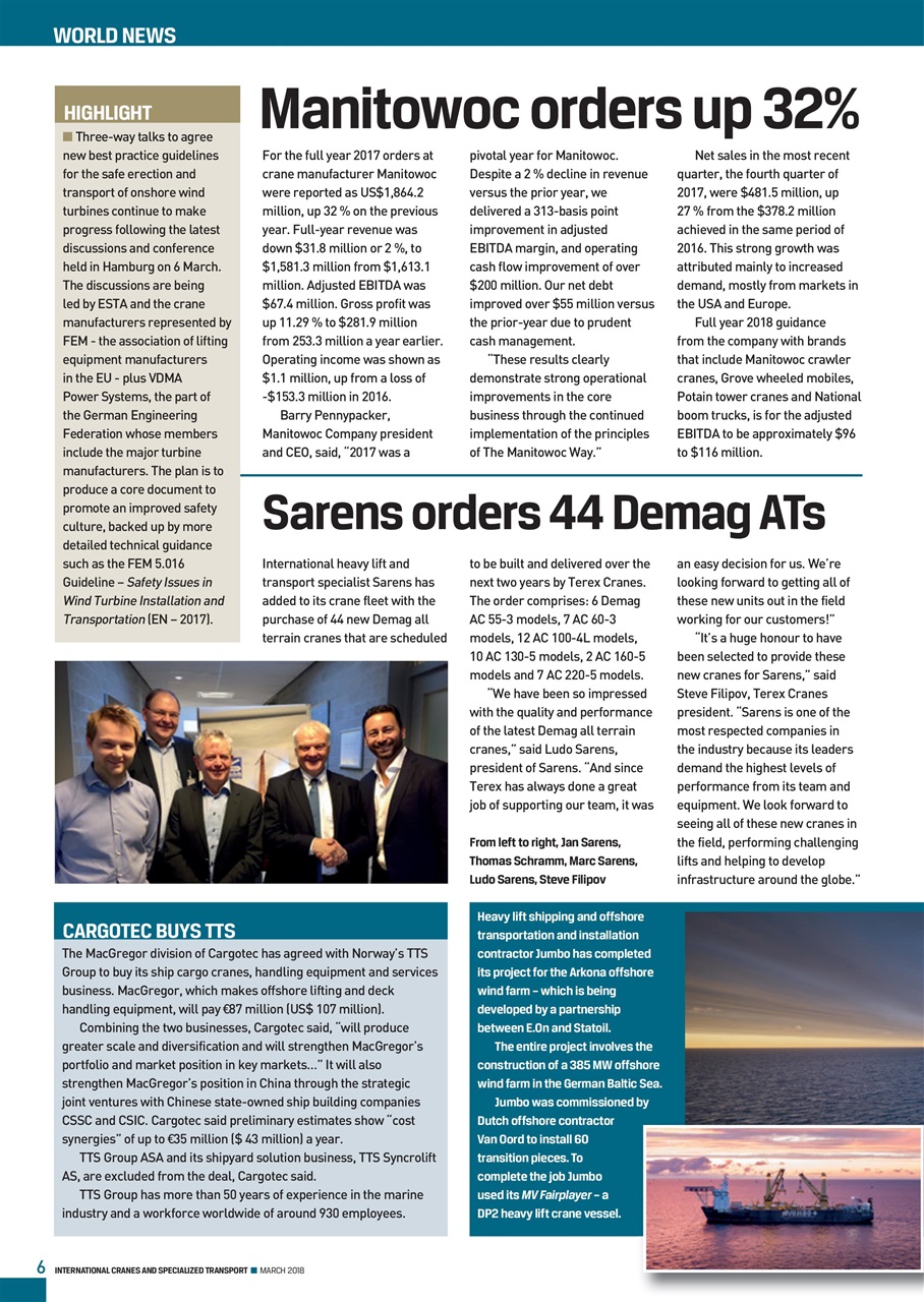 Int. Cranes and Specialized Transp Preview Pages