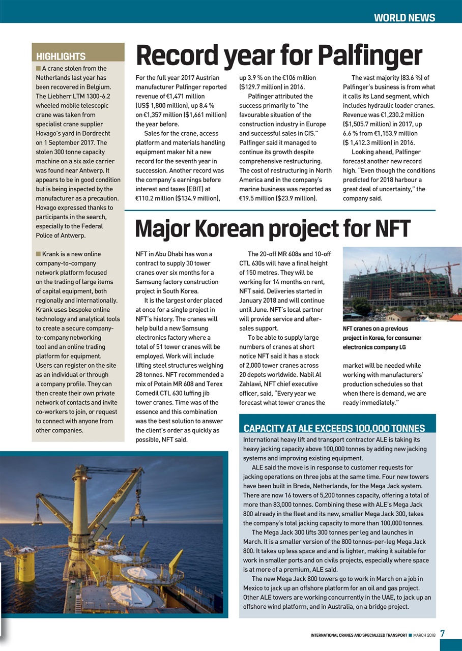 Int. Cranes and Specialized Transp Preview Pages