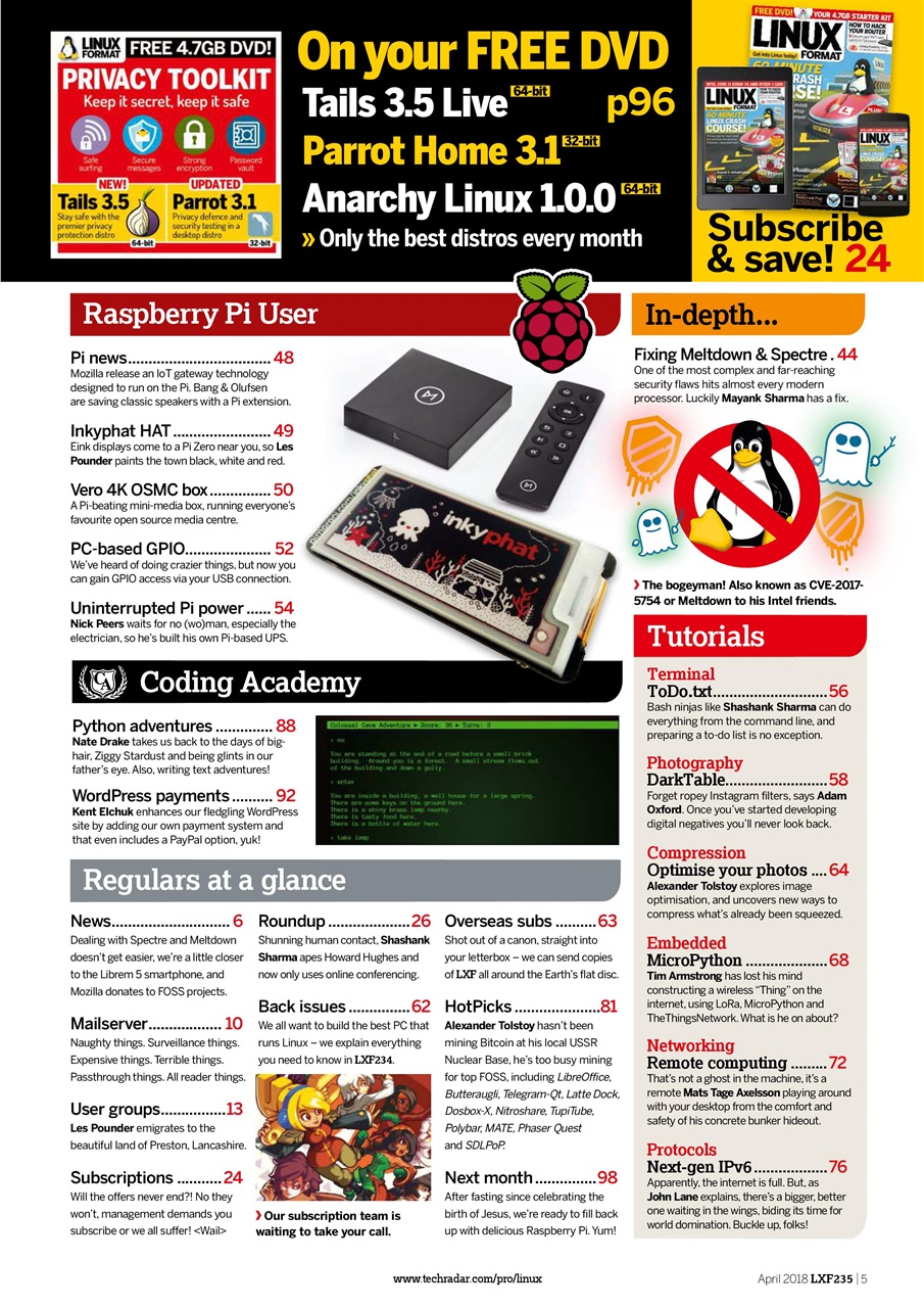 Linux Format Preview Pages