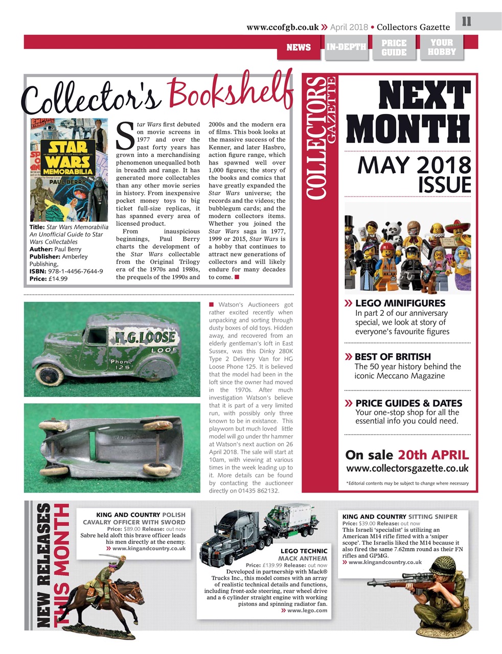 Collectors Gazette Preview Pages
