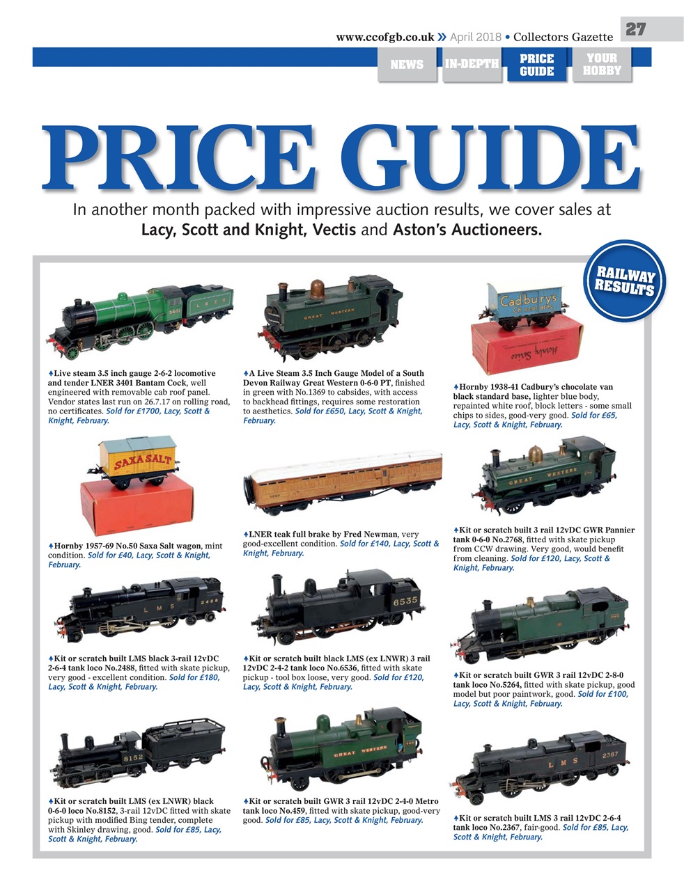 Collectors Gazette Preview Pages