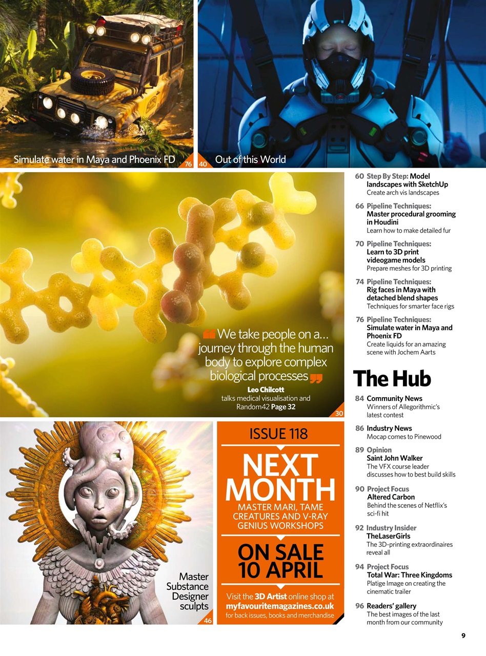 3D Artist Preview Pages