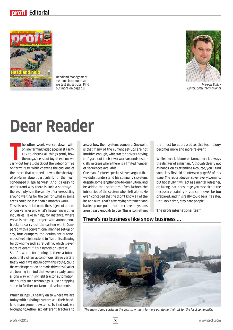 Profi International Preview Pages