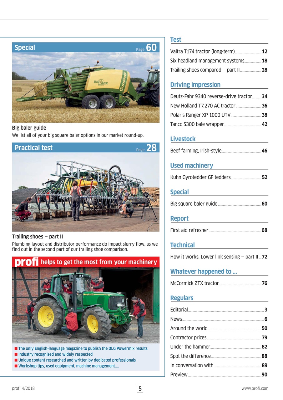 Profi International Preview Pages