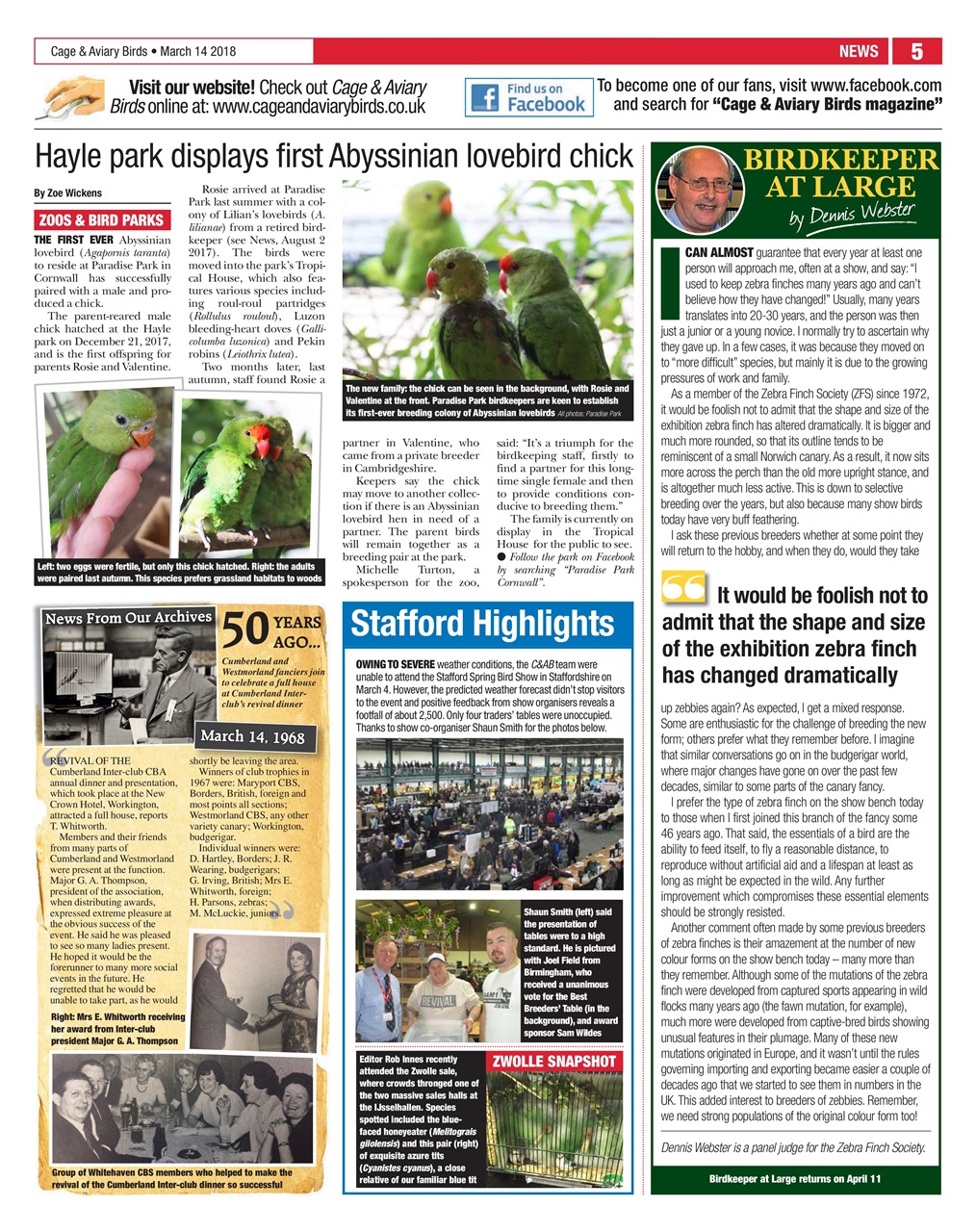 Cage & Aviary Birds Preview Pages