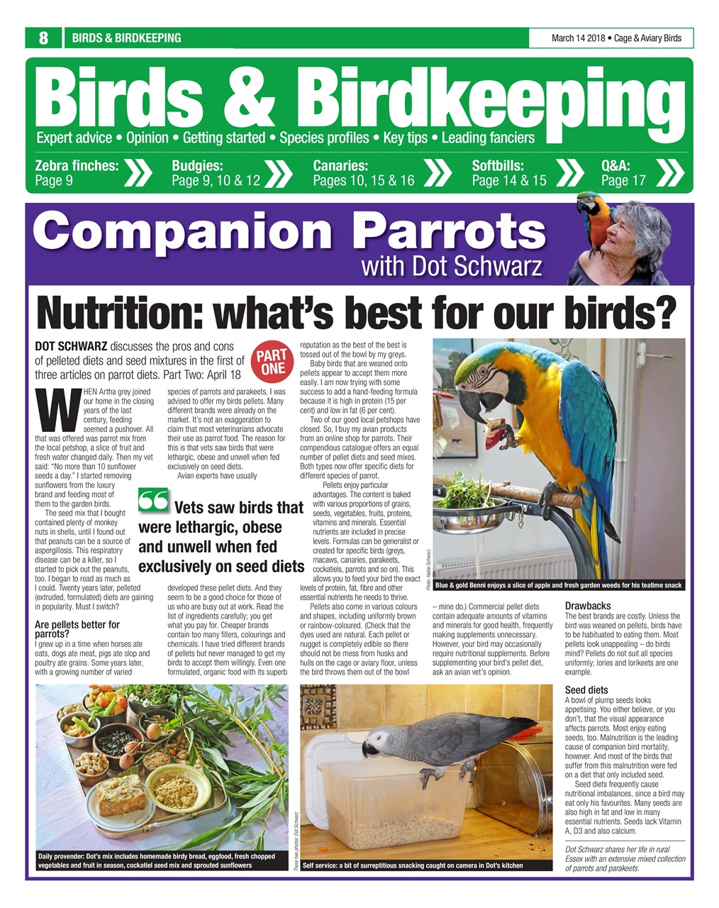 Cage & Aviary Birds Preview Pages