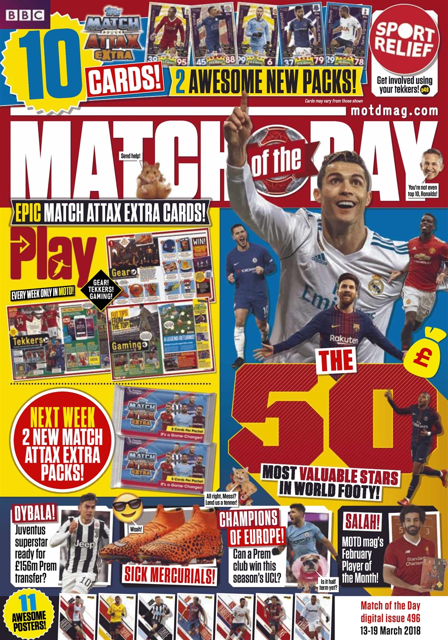 Match of the Day Preview Pages