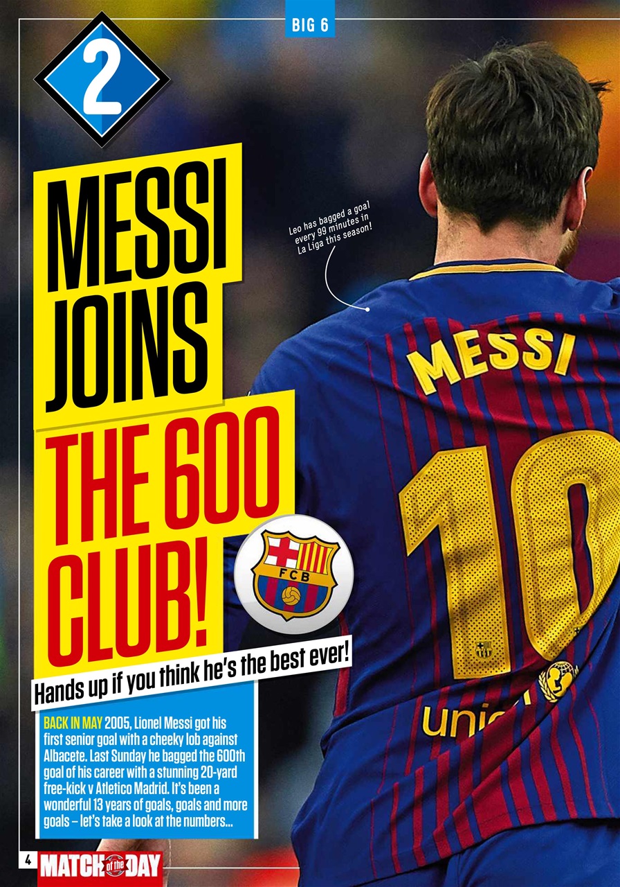 Match of the Day Preview Pages