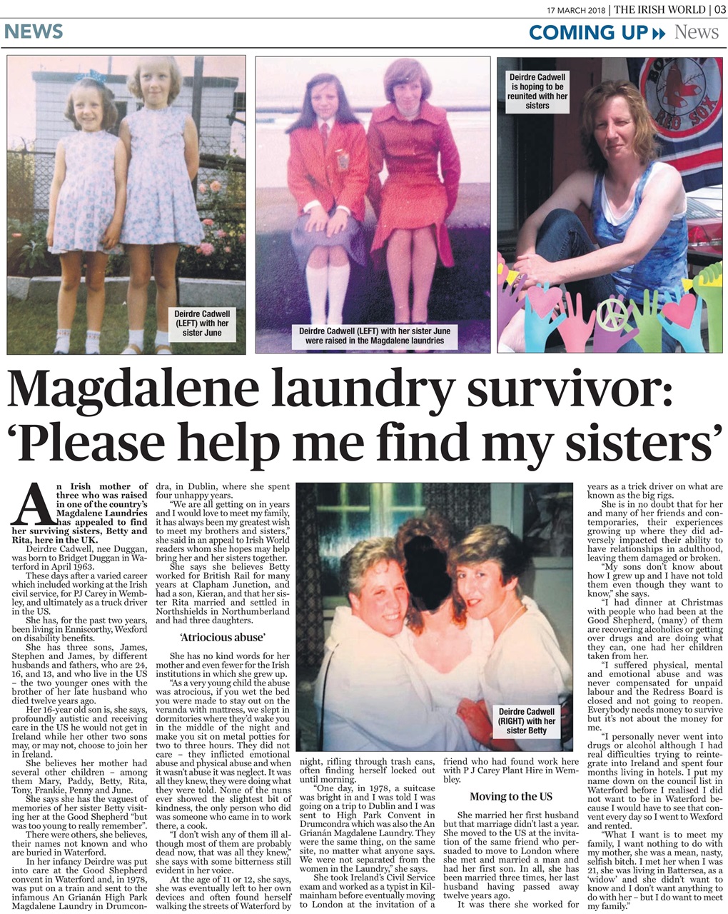 Irish World Preview Pages