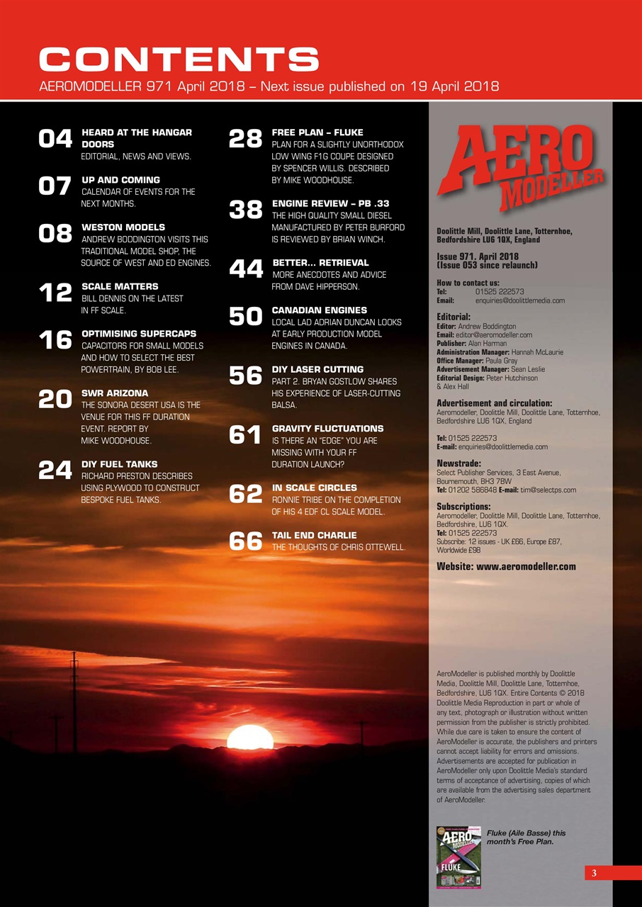 AeroModeller Preview Pages
