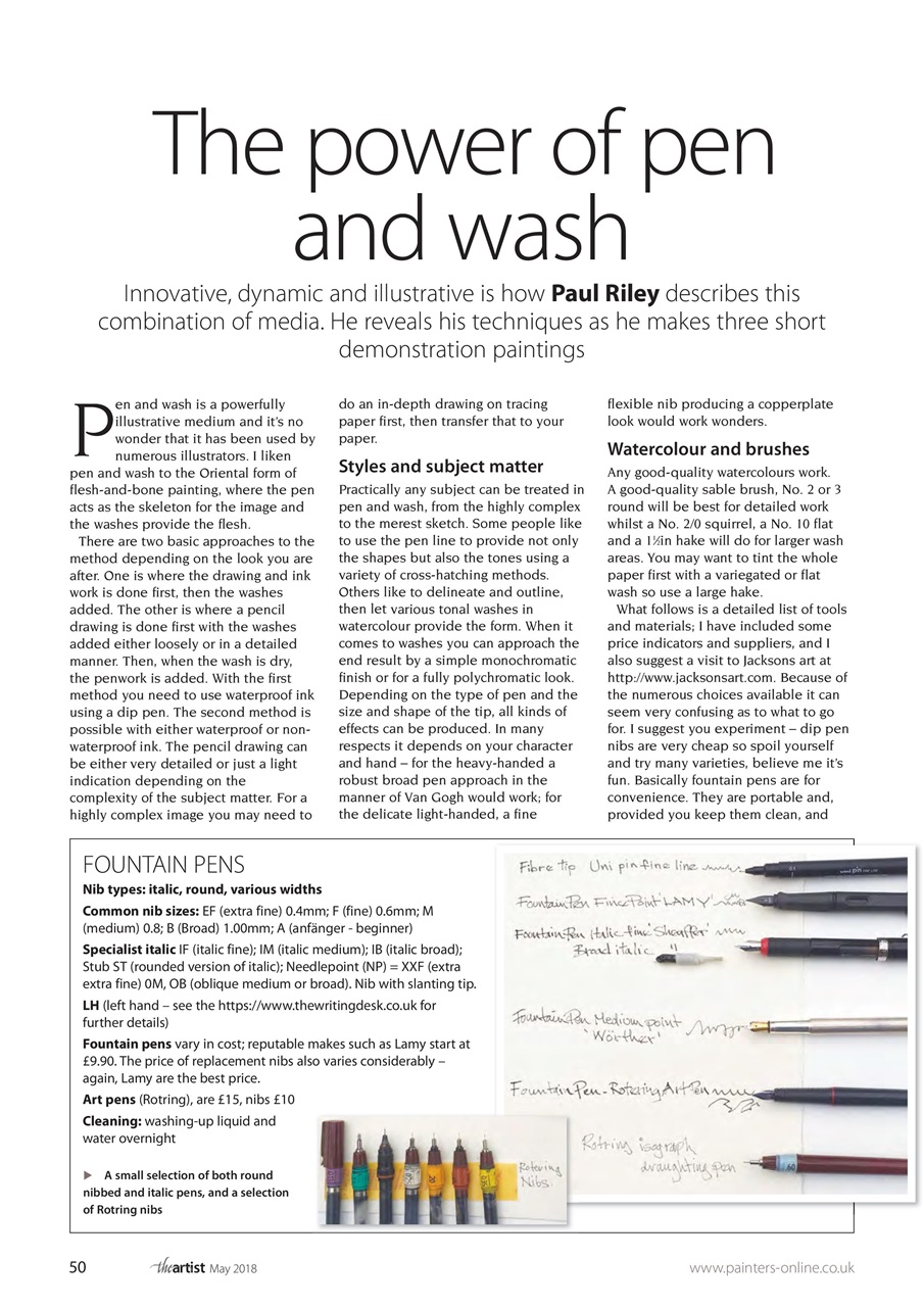 The Artist Preview Pages