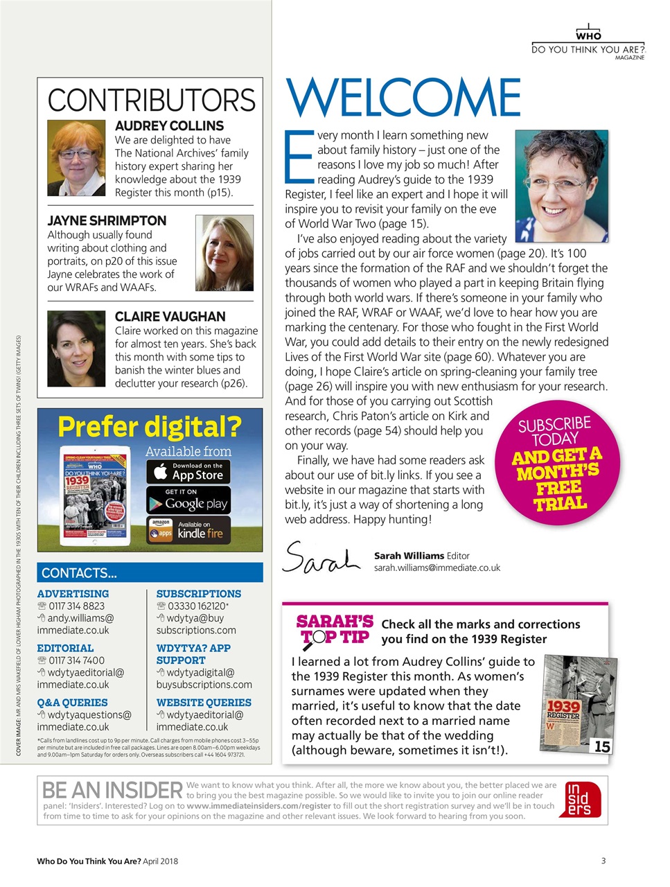 Who Do You Think You Are? Preview Pages