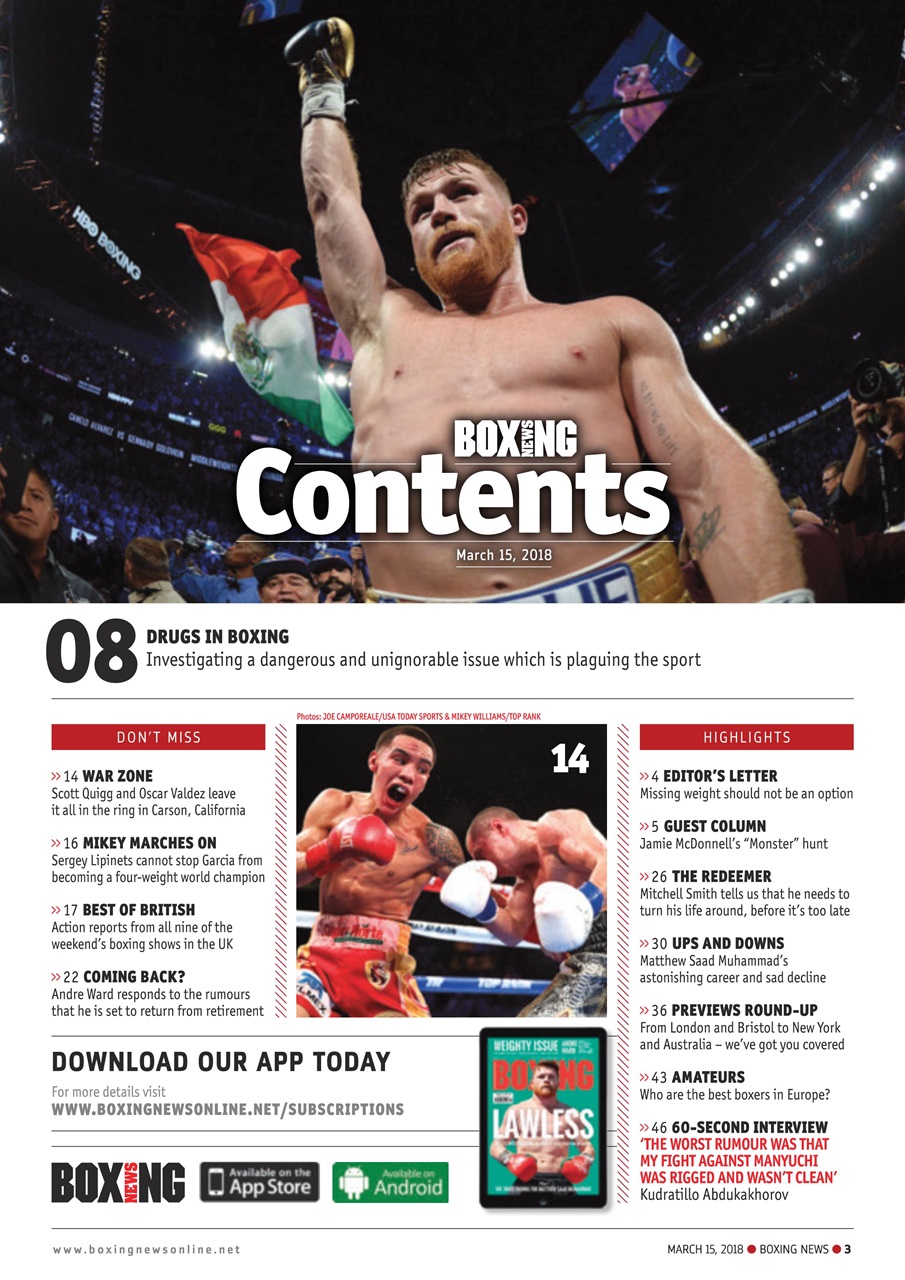Boxing News Preview Pages