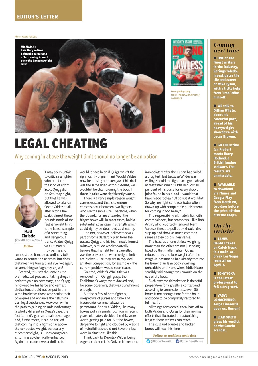 Boxing News Preview Pages