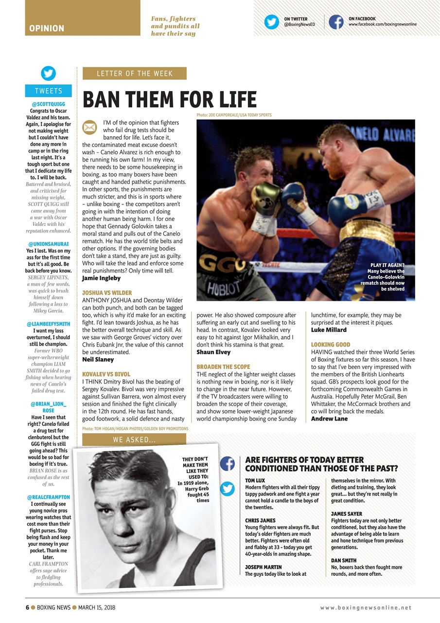 Boxing News Preview Pages