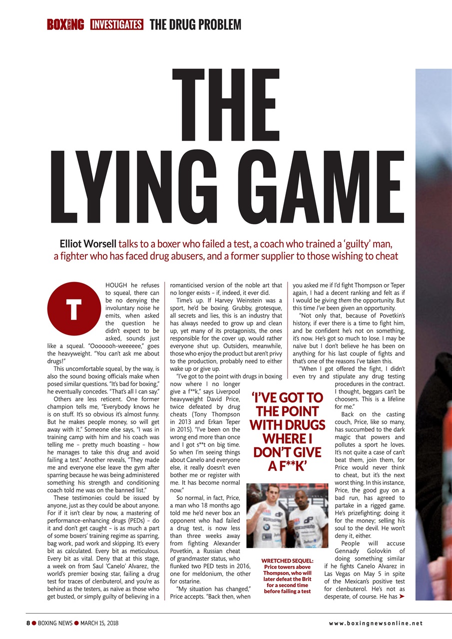 Boxing News Preview Pages