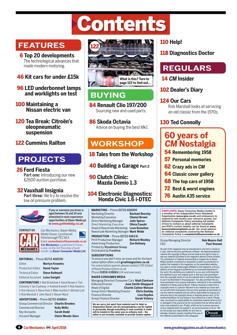 Car Mechanics Preview Pages