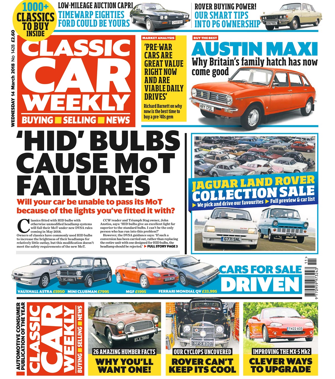 Classic Car Weekly Preview Pages